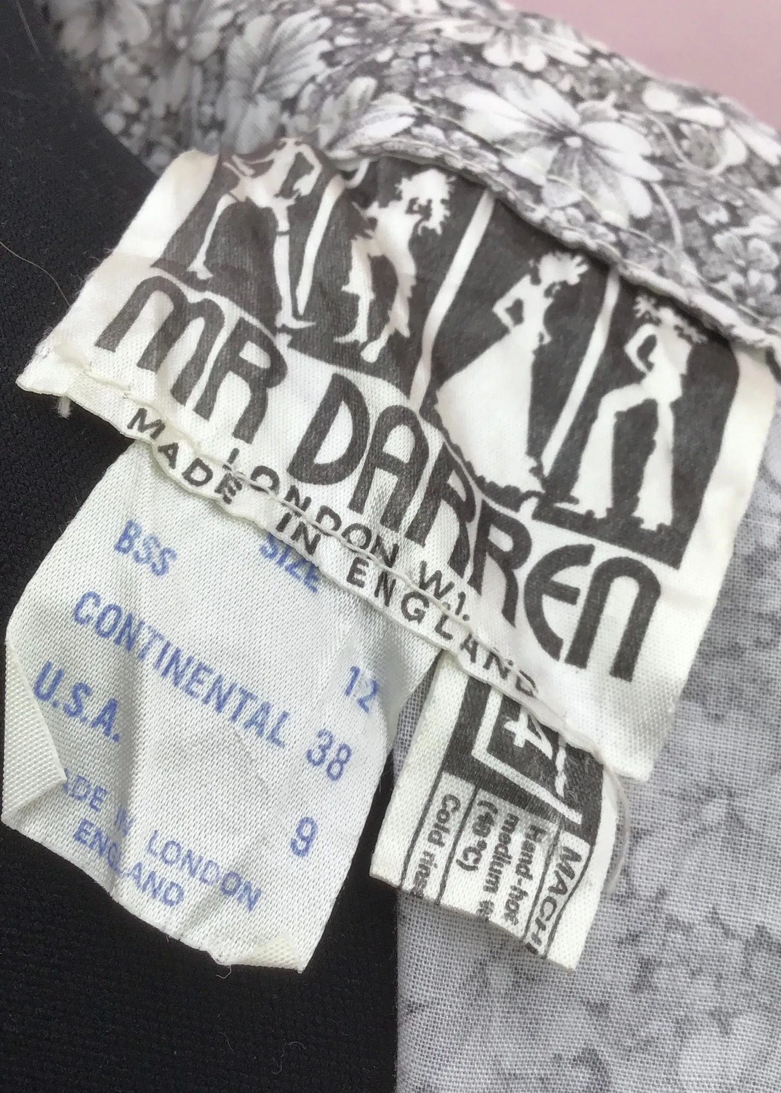 1970s Vintage Grey Floral Prairie Maxi Dress by Mr Darren
