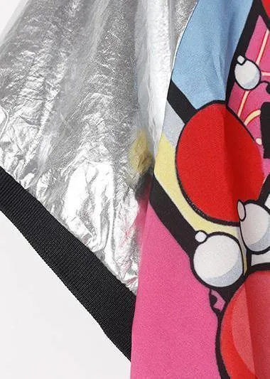 2019 cartoon printed loose one-piece pants Harlan wide leg jumpsuit pants