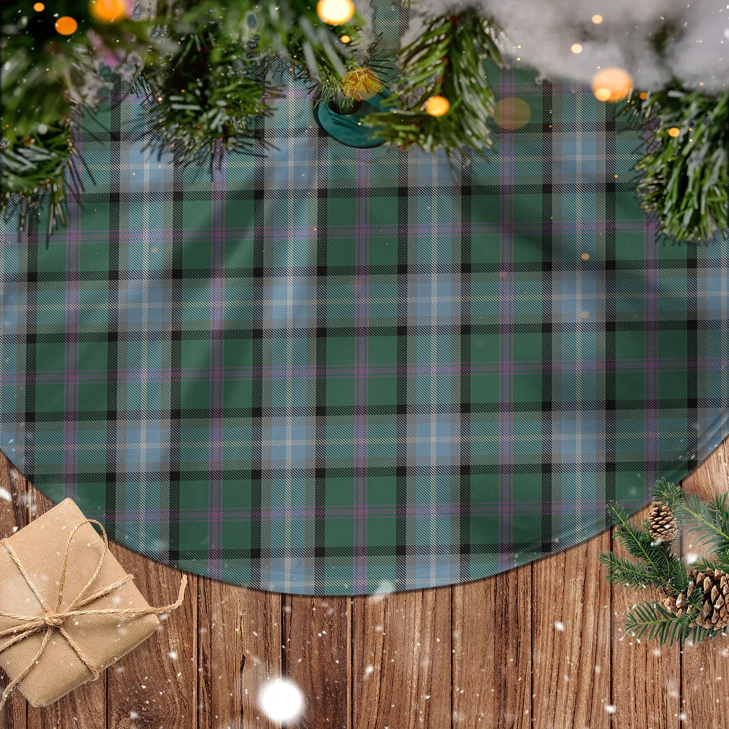 Alexander of Menstry Hunting Tartan Christmas Tree Skirt