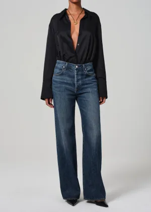 Annina High Rise Wide Leg Jean (long 33") | In Westwood