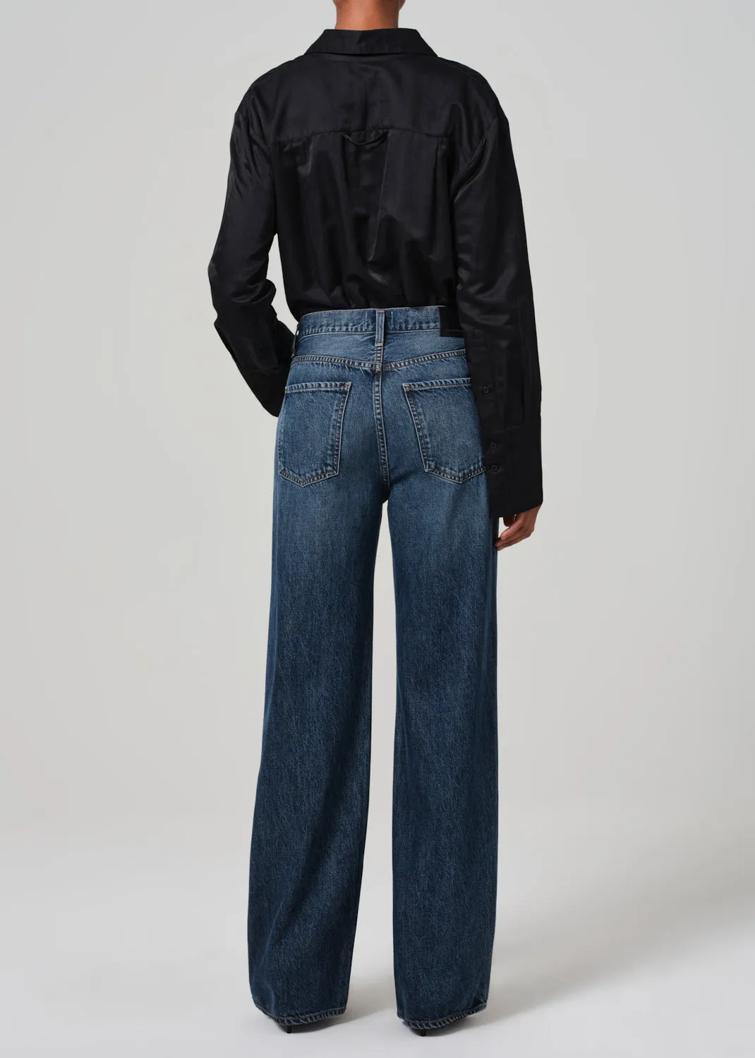Annina High Rise Wide Leg Jean (long 33") | In Westwood