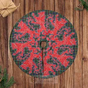 Bisset Tartan Christmas Tree Skirt Lion Rampant Style