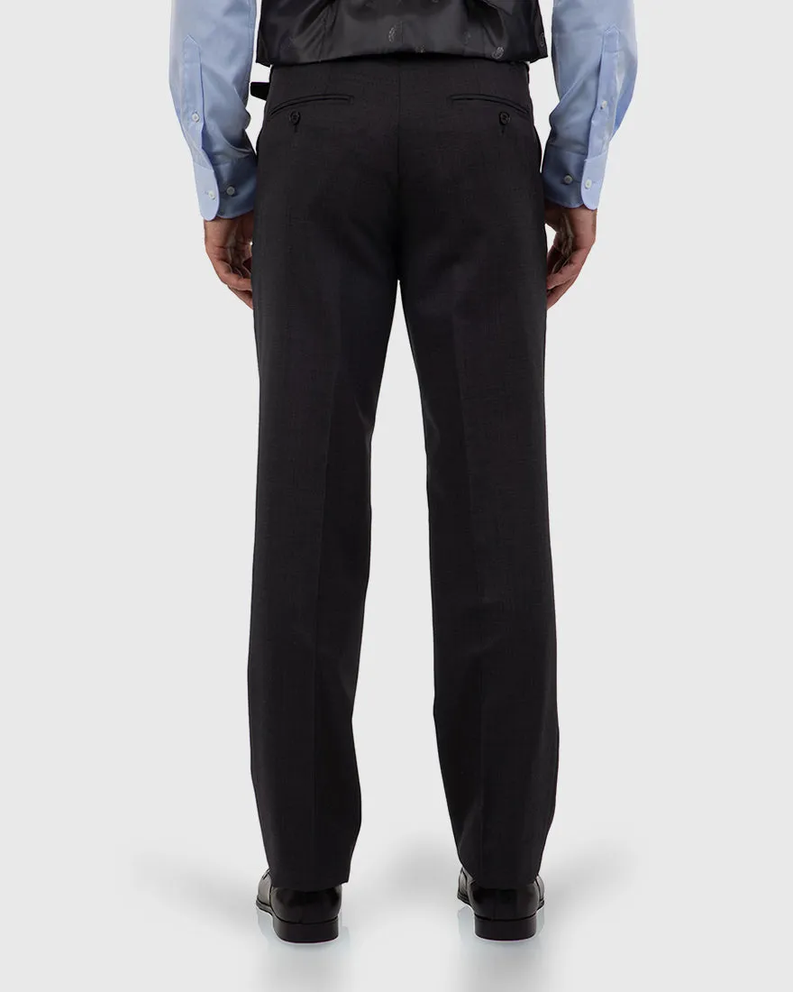 Optimized Title: CAMBRIDGE F2800 Charcoal Interceptor Suit Trousers - Tailored Fit, Premium Mens Formal Wear