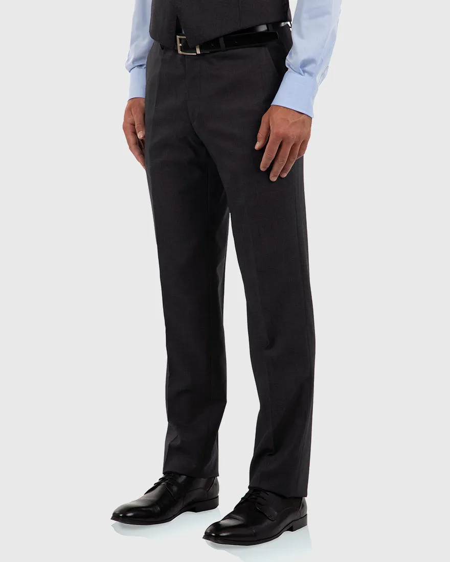 Optimized Title: CAMBRIDGE F2800 Charcoal Interceptor Suit Trousers - Tailored Fit, Premium Mens Formal Wear