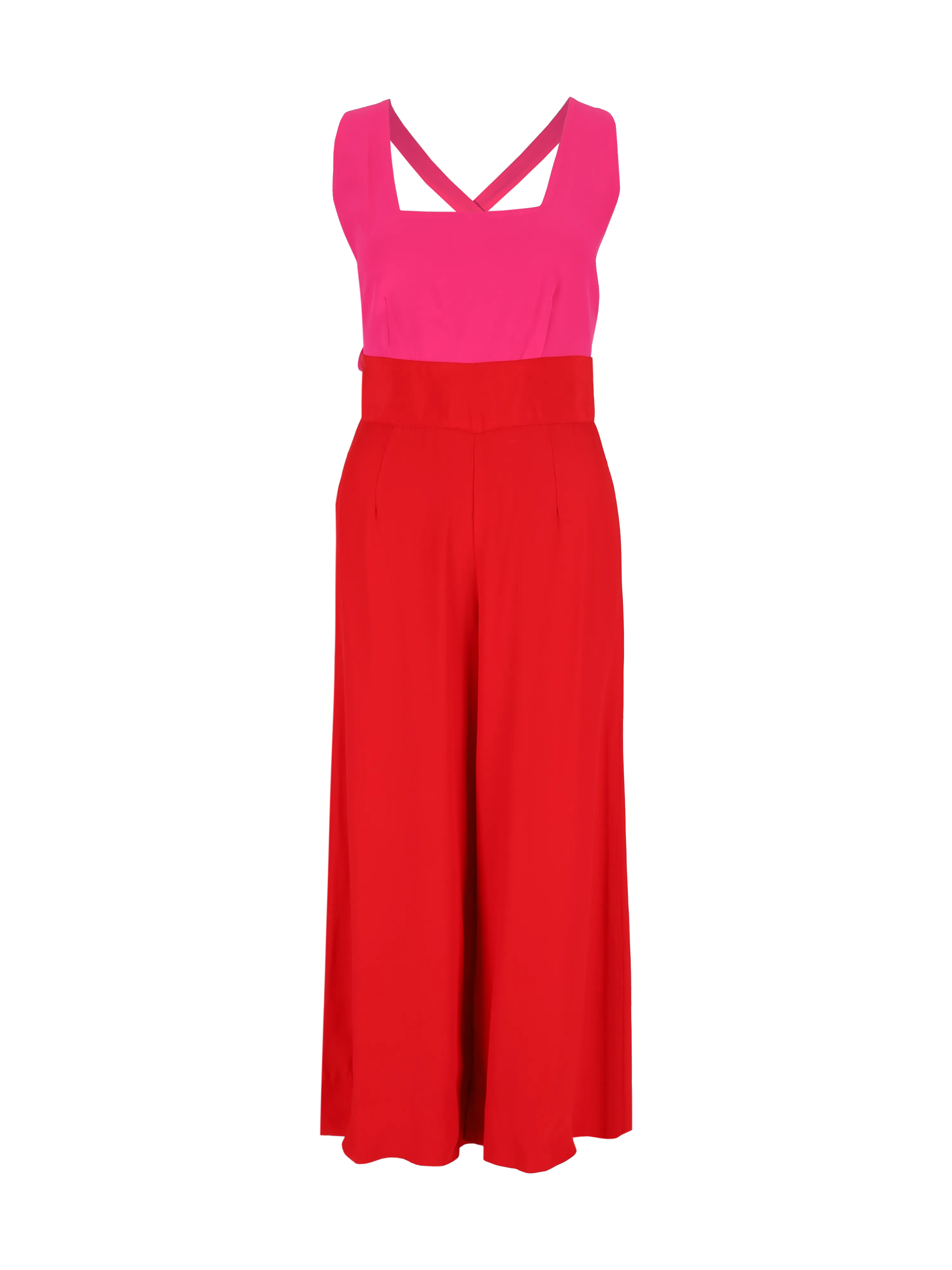 crisscross open-back jumpsuit