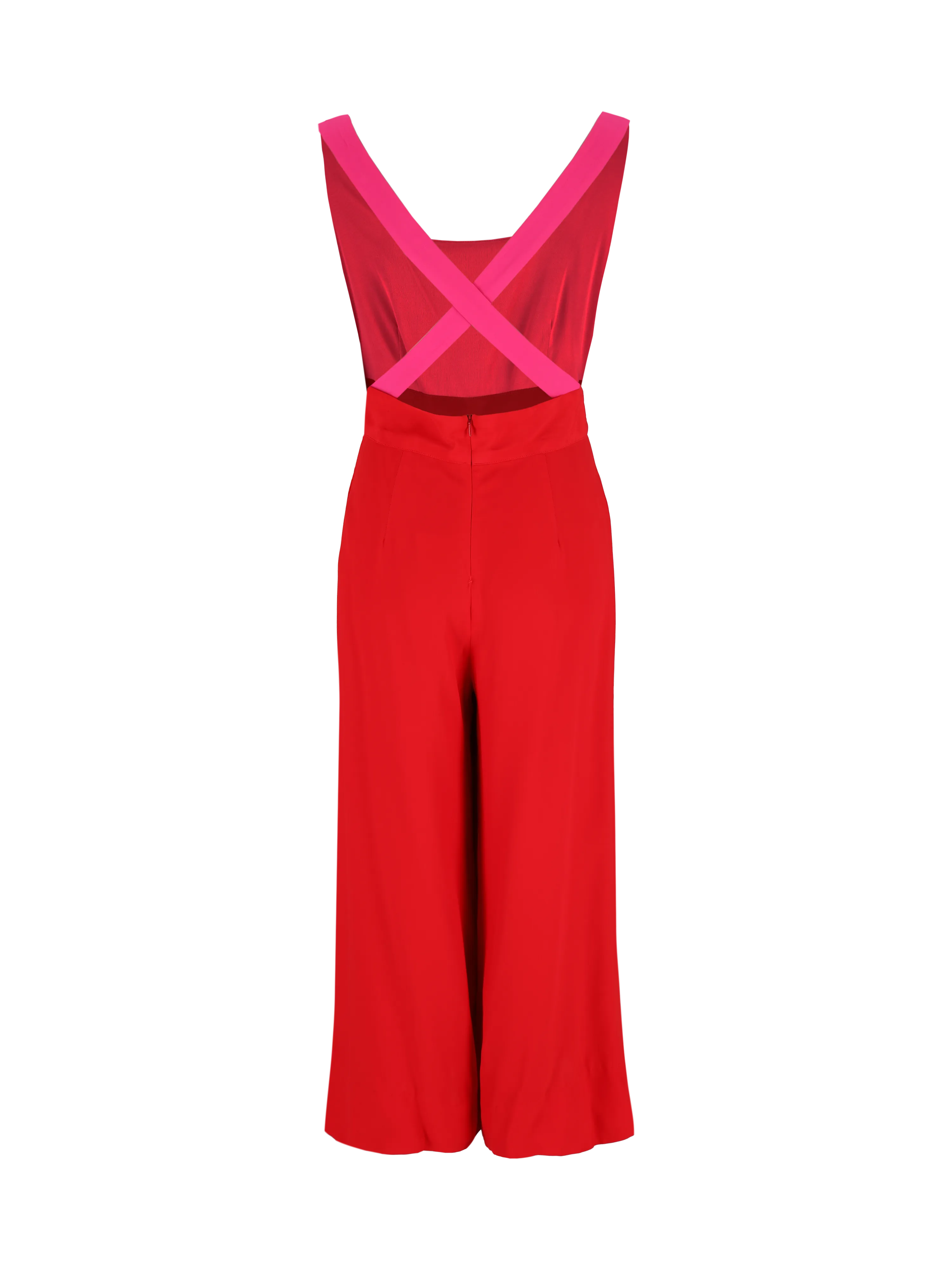 crisscross open-back jumpsuit