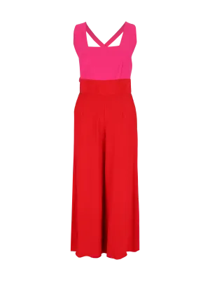 crisscross open-back jumpsuit