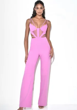 CUT OUT STRAPPY JUMPSUIT