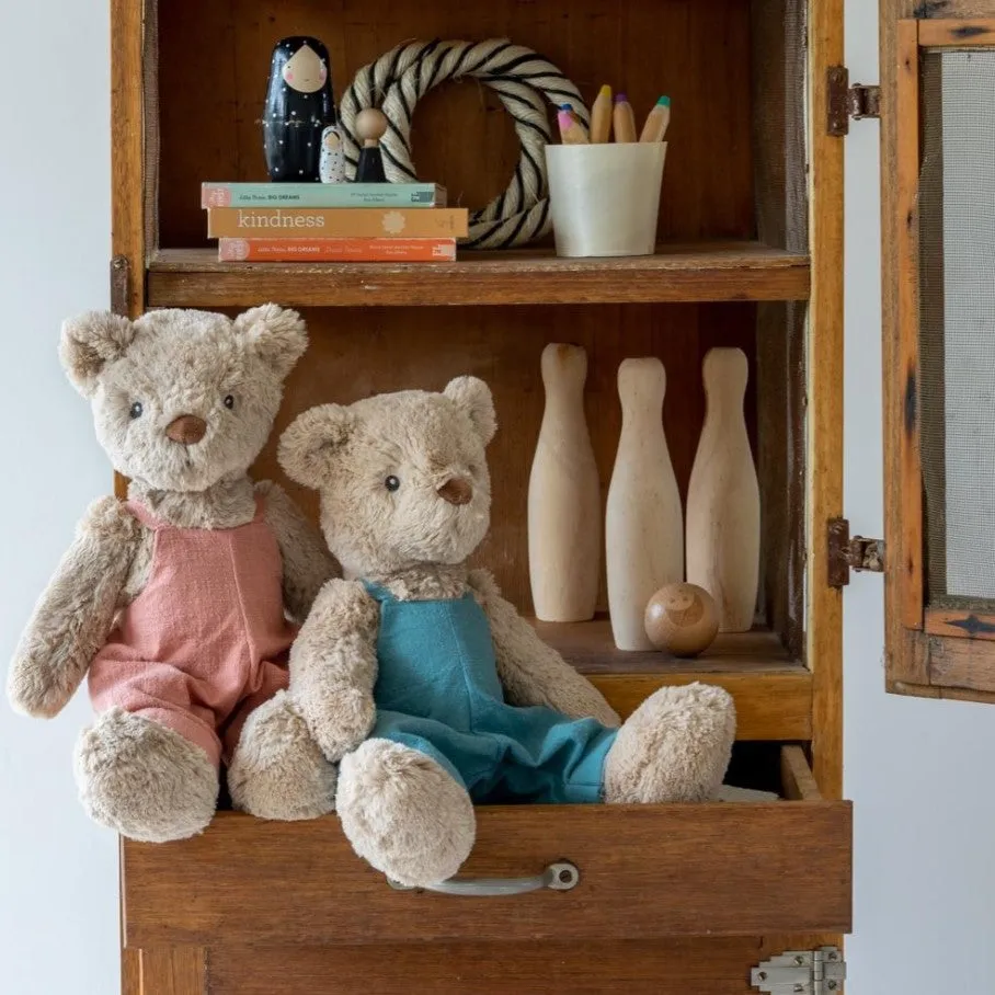 Dusty Pink Honey Bear Personalised Name