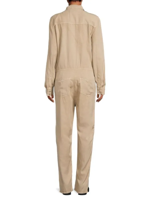 Etienne Marcel aviator jumpsuit with long sleeves, military