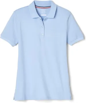 French Toast Women's Short Sleeve Stretch Pique Polo Shirt