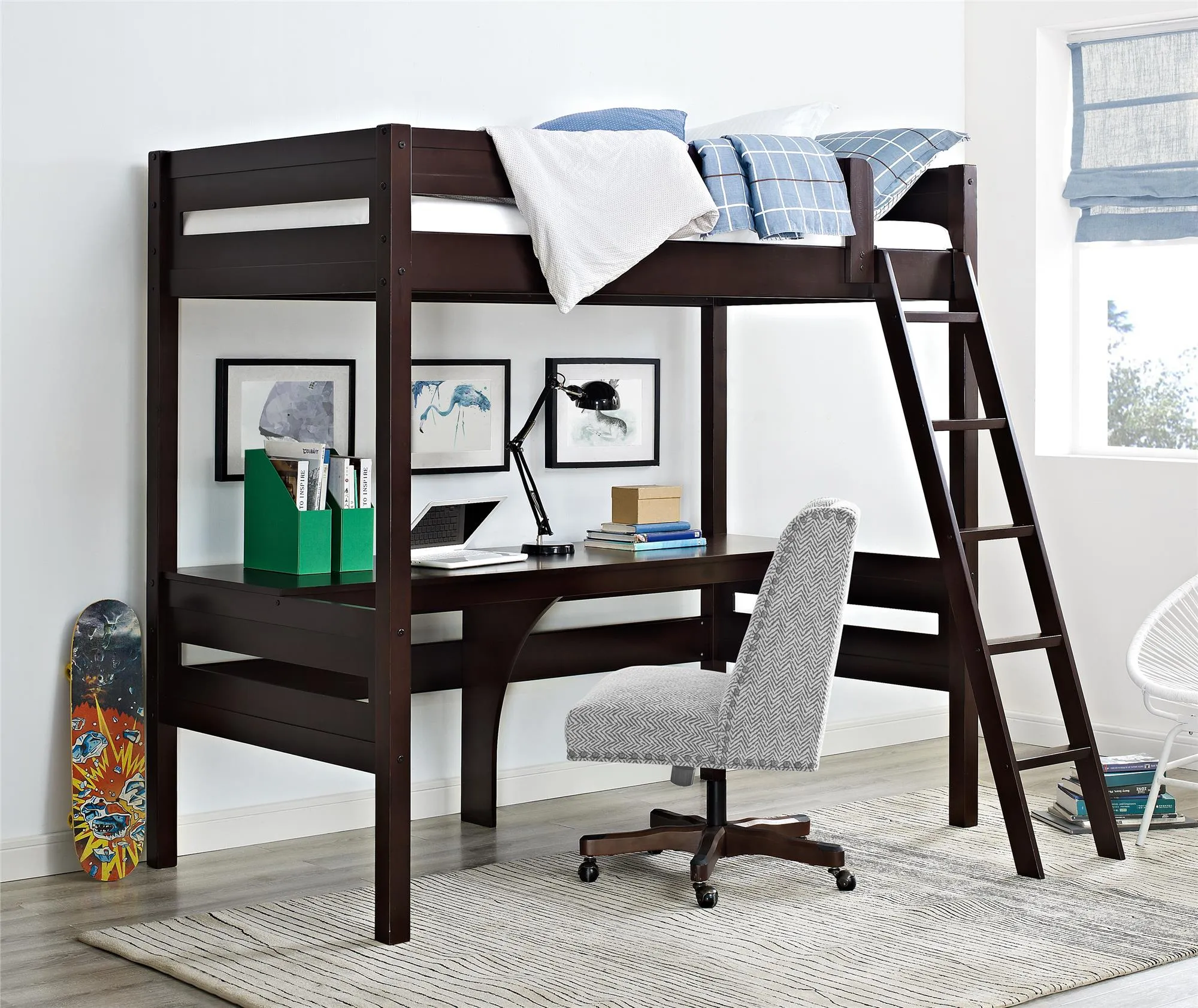 Harlan Loft Bed with Desk