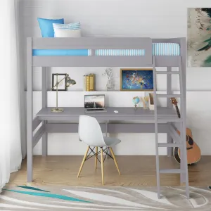 Harlan Loft Bed with Desk