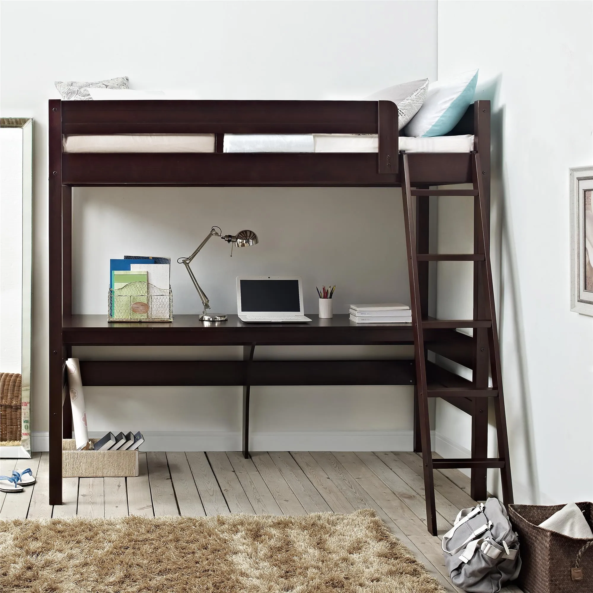 Harlan Loft Bed with Desk