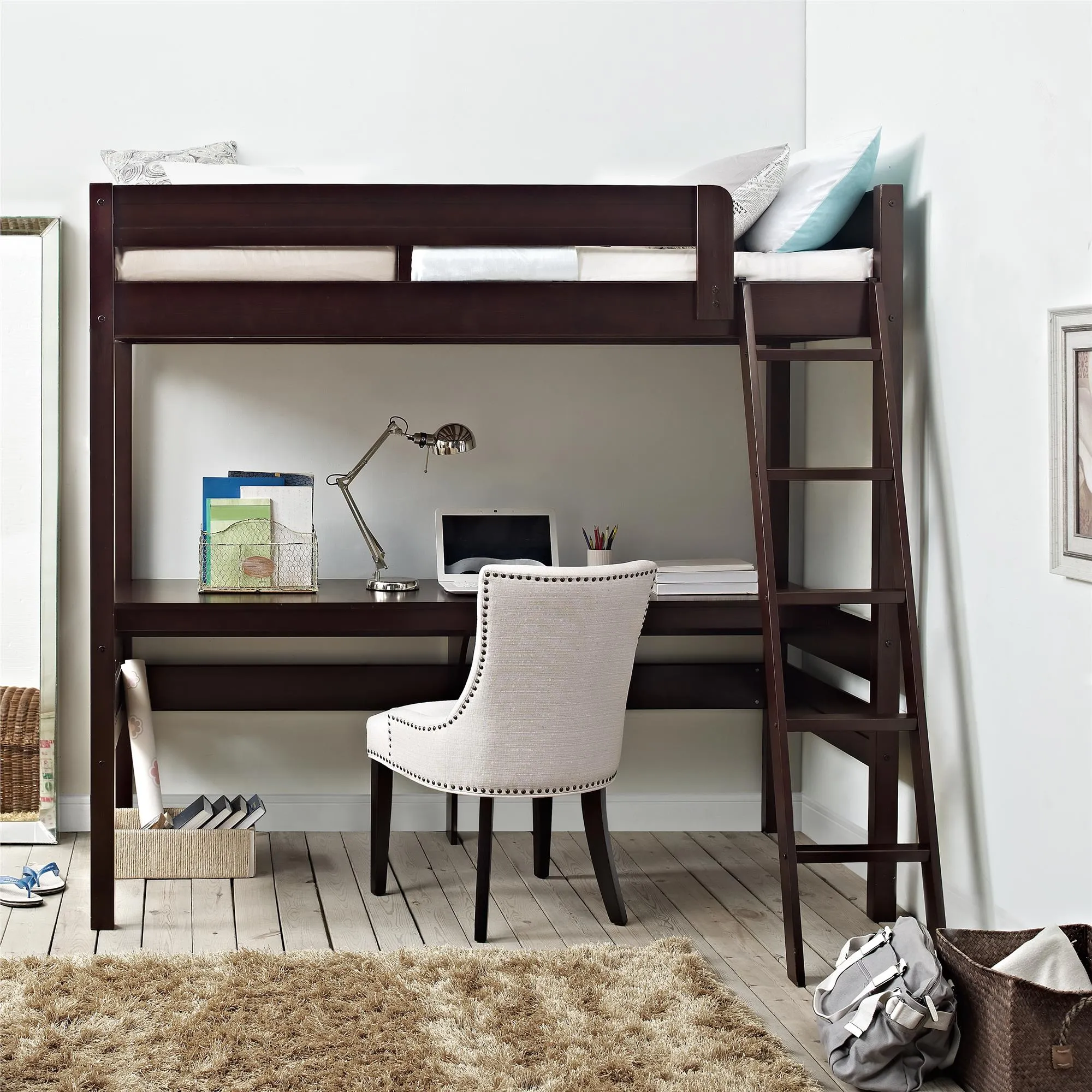 Harlan Loft Bed with Desk