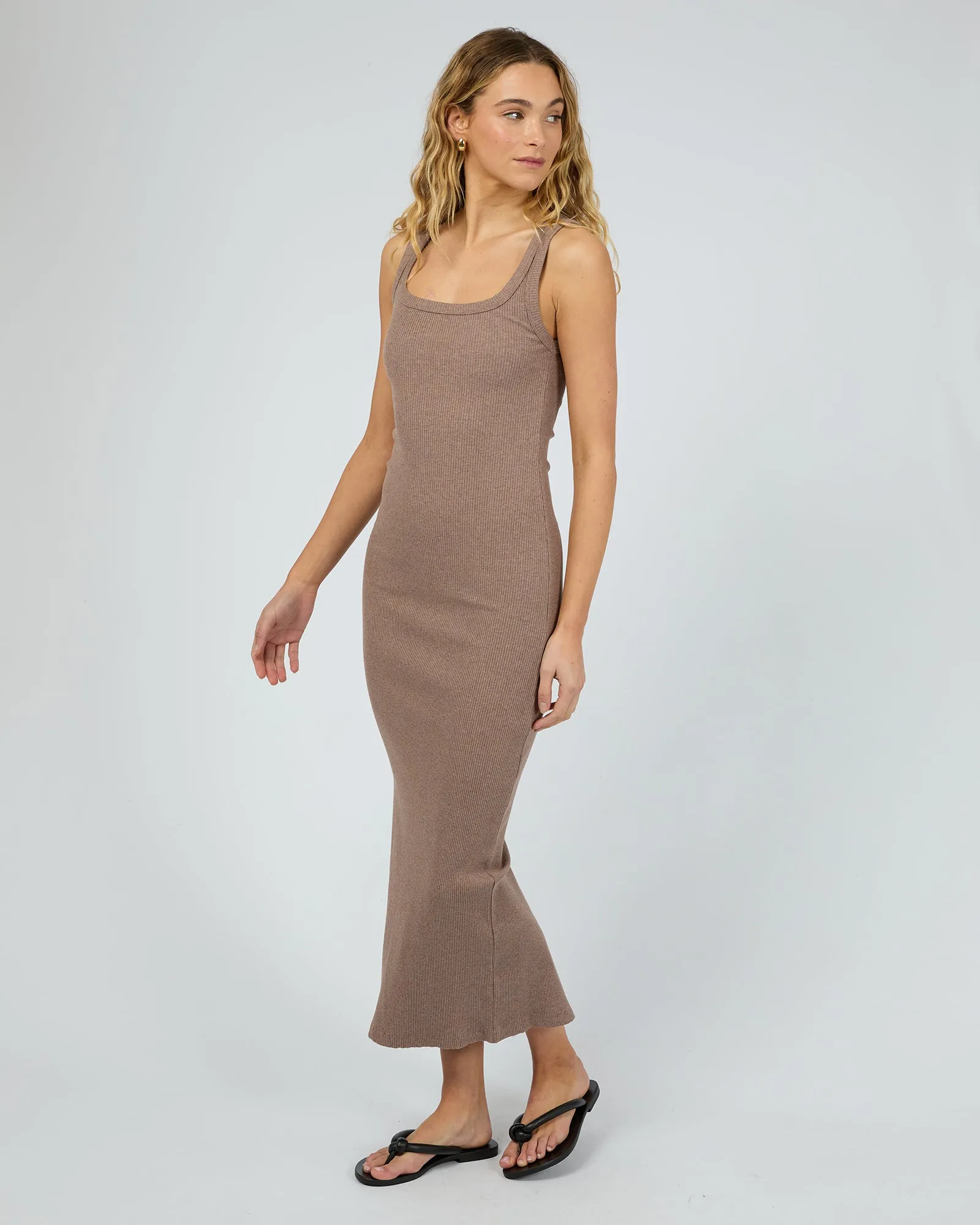 Hazel Maxi Dress Brown
