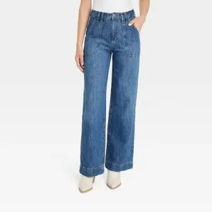 High-Rise Wide-Leg Jeans