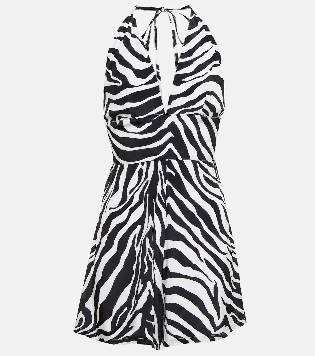 Irena jumpsuit with zebra print ALEXANDRA MIRO, multicolored
