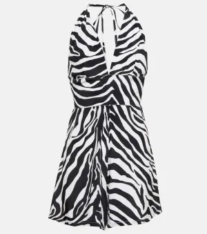 Irena jumpsuit with zebra print ALEXANDRA MIRO, multicolored