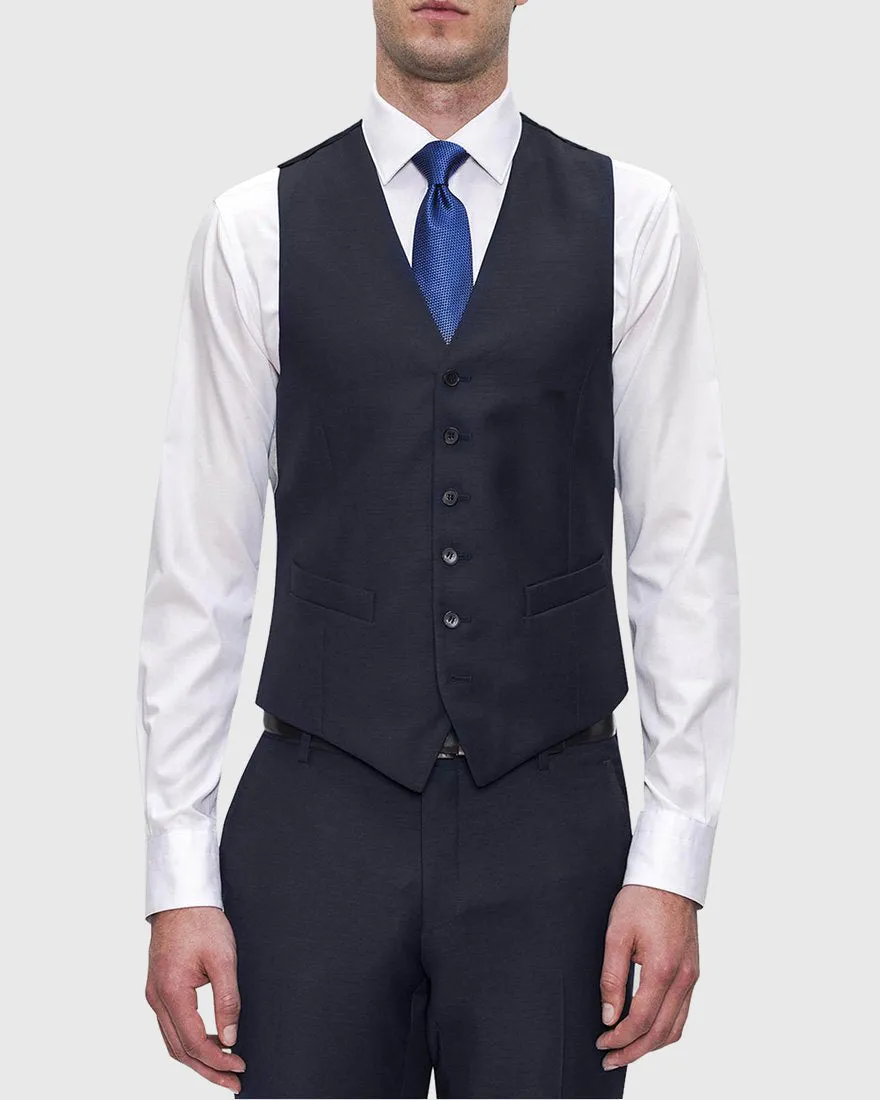 JOE BLACK FJV032-J NAVY MAIL VEST