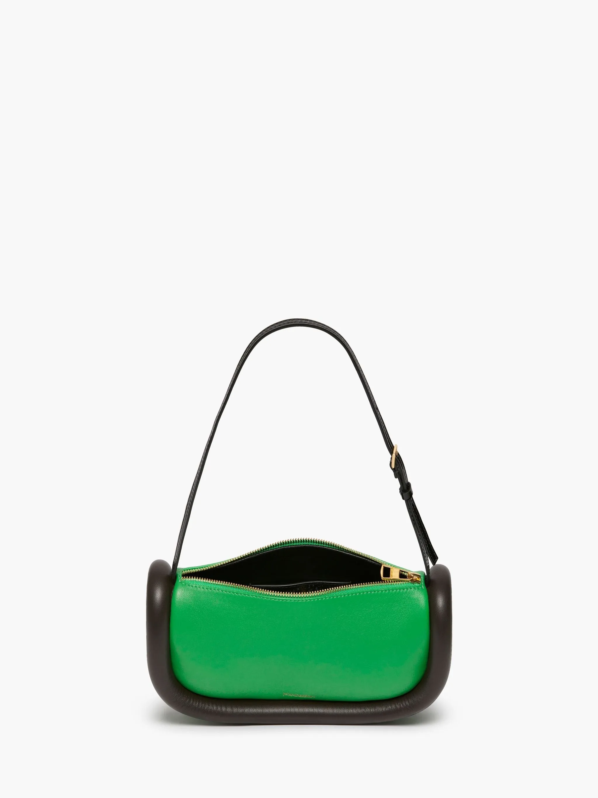 JW Anderson Leather Bag, Green/Mocha/Black