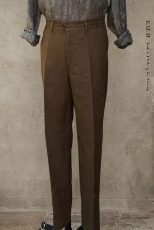 Lukas Pants - Japanese Brown Linen - 30, 32, 34, 36