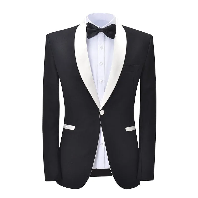 Mens Suit Shawl Lapel 2 Pieces Tuxedos (Blazer Pants)