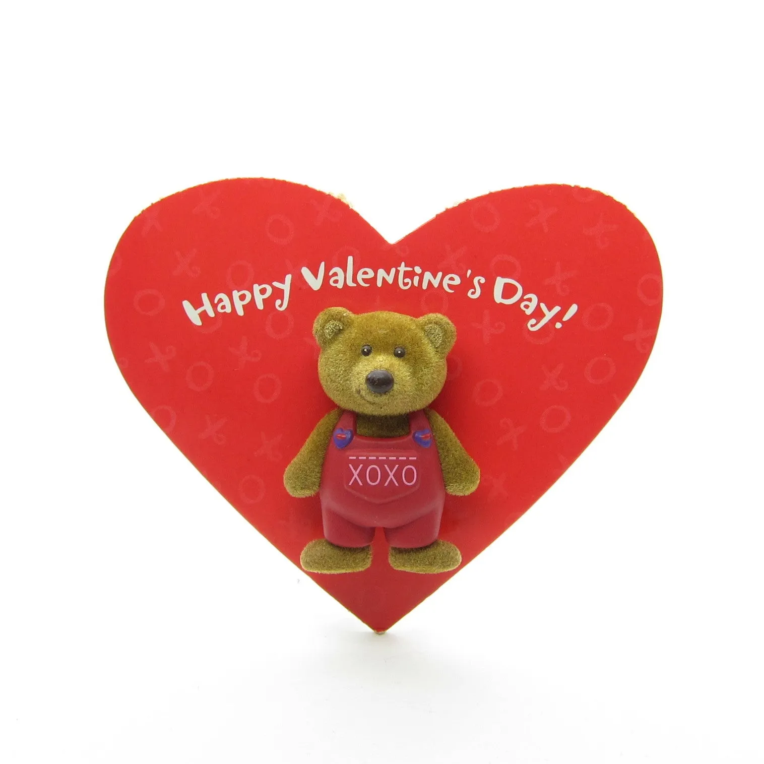 Overalls the Bear Pin Hallmark Valentine's Day Teddy Bear