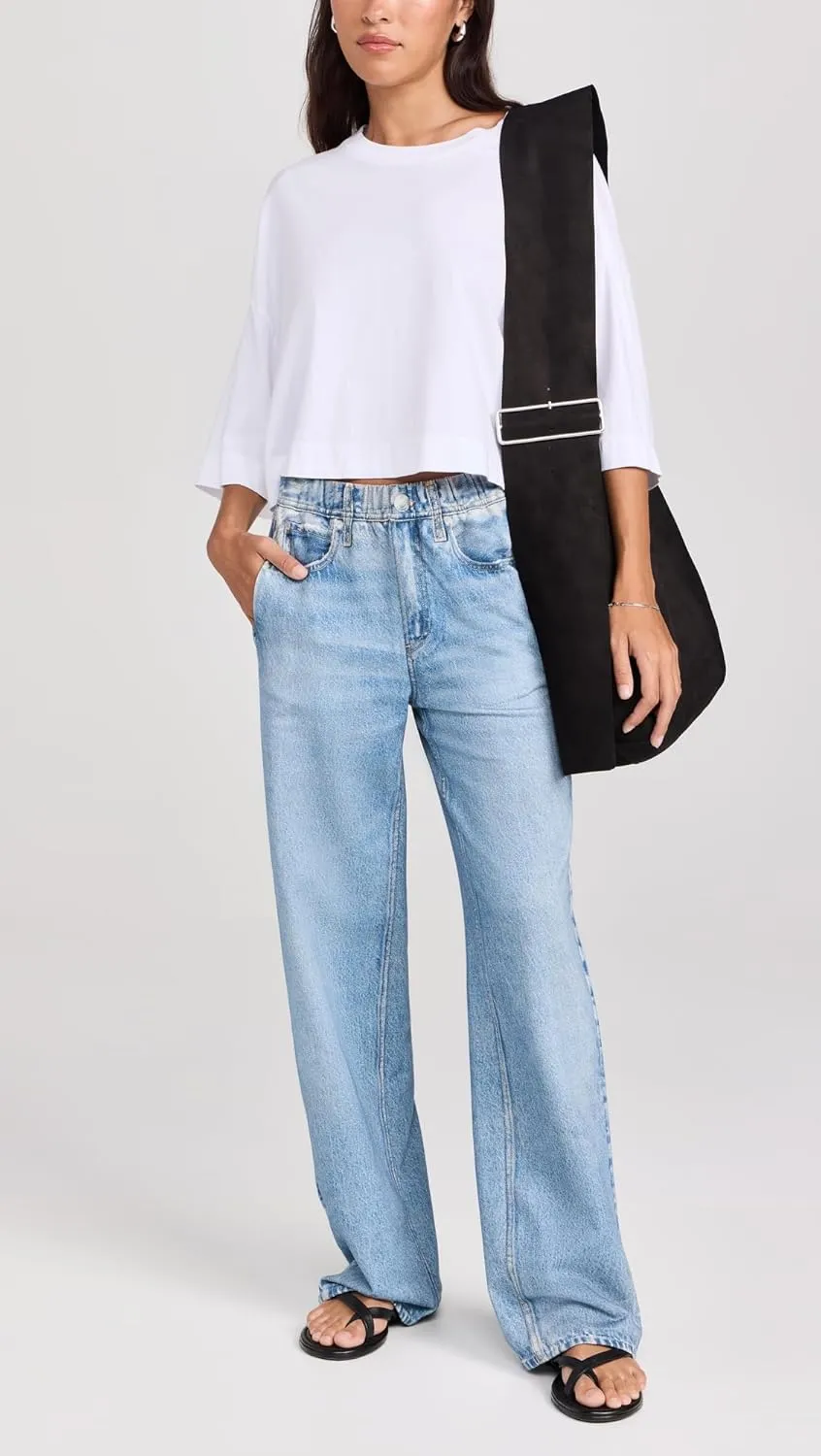rag & bone Women's Miramar Wide Leg Jeans