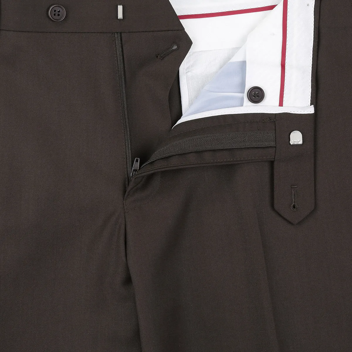 RENOIR 2-Piece Slim Fit Notch Lapel Solid Suit 201-5
