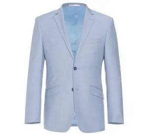 RENOIR 2-Piece Slim Fit Notch Lapel Solid Suit 203-9