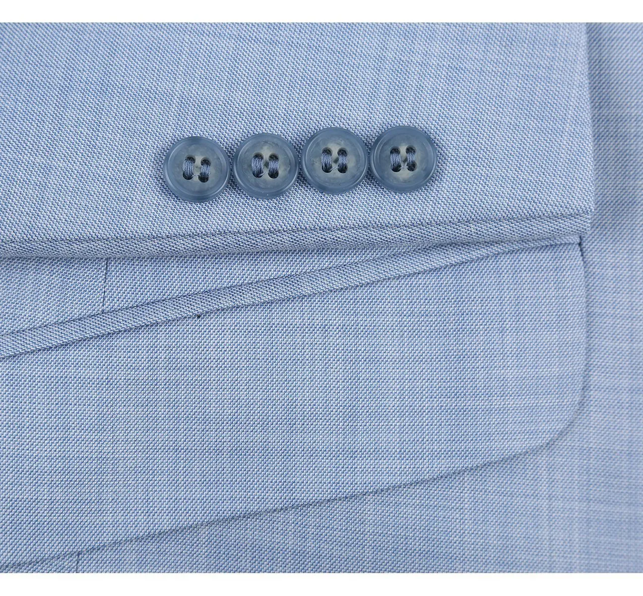RENOIR 2-Piece Slim Fit Notch Lapel Solid Suit 203-9