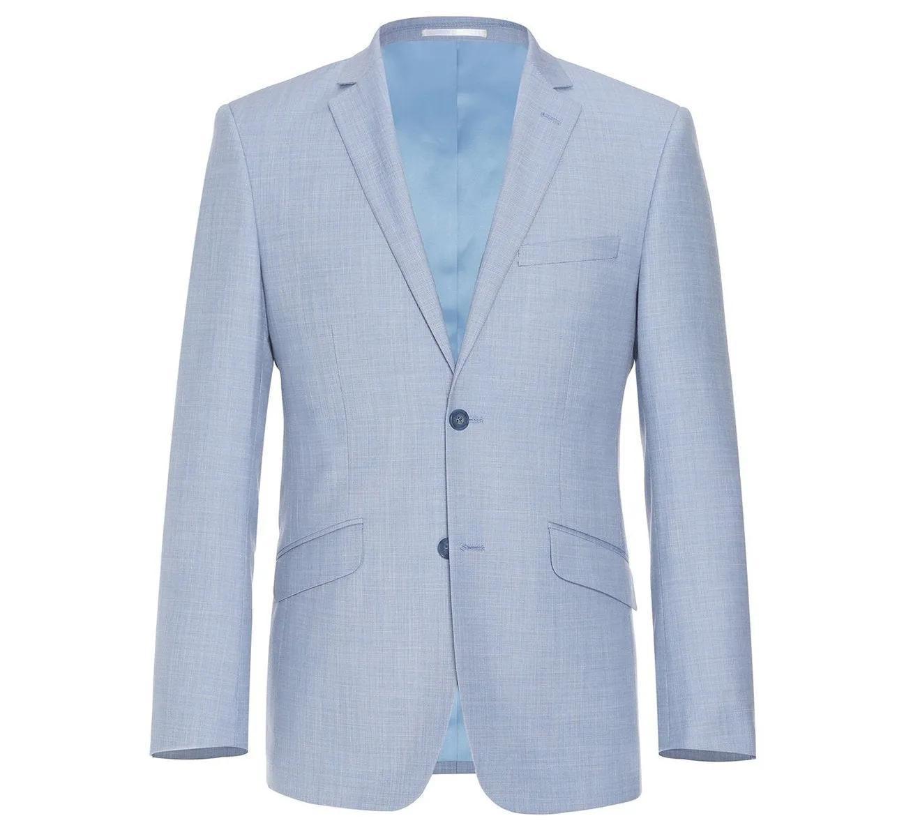 RENOIR 2-Piece Slim Fit Notch Lapel Solid Suit 203-9