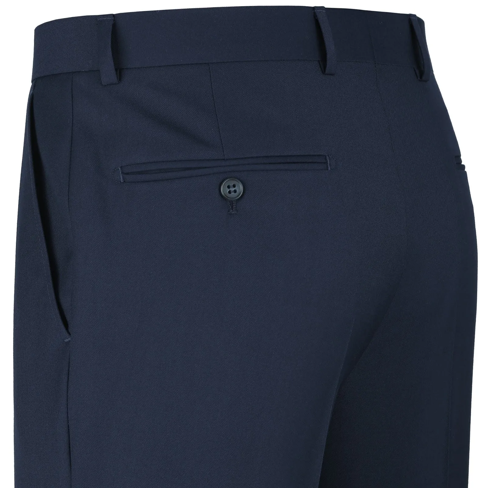 RENOIR Navy Blue 2-Piece Slim Fit Single Breasted Notch Lapel Suit 201-19