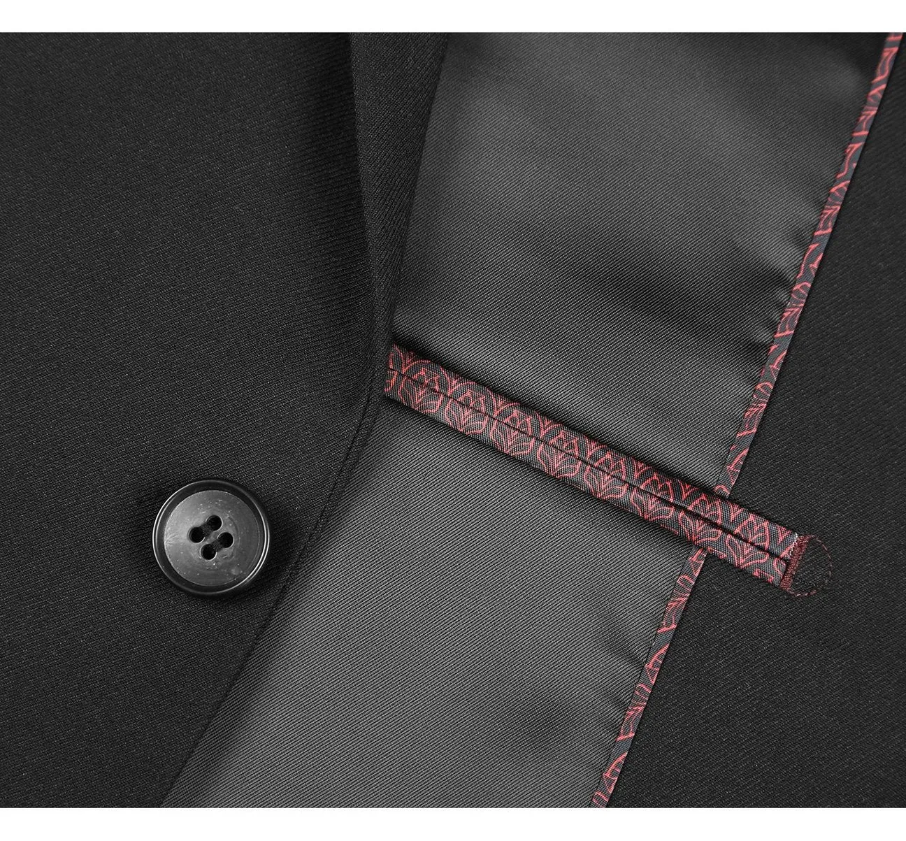 RENOIR Slim Fit Solid Notch Lapel 2-Piece Suit 2110-1