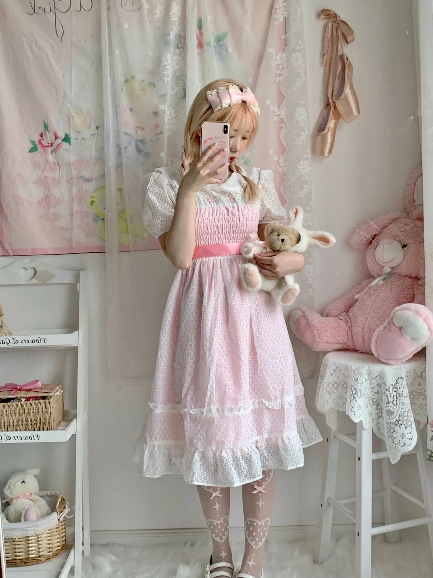Rose Mist French Romantic Dress