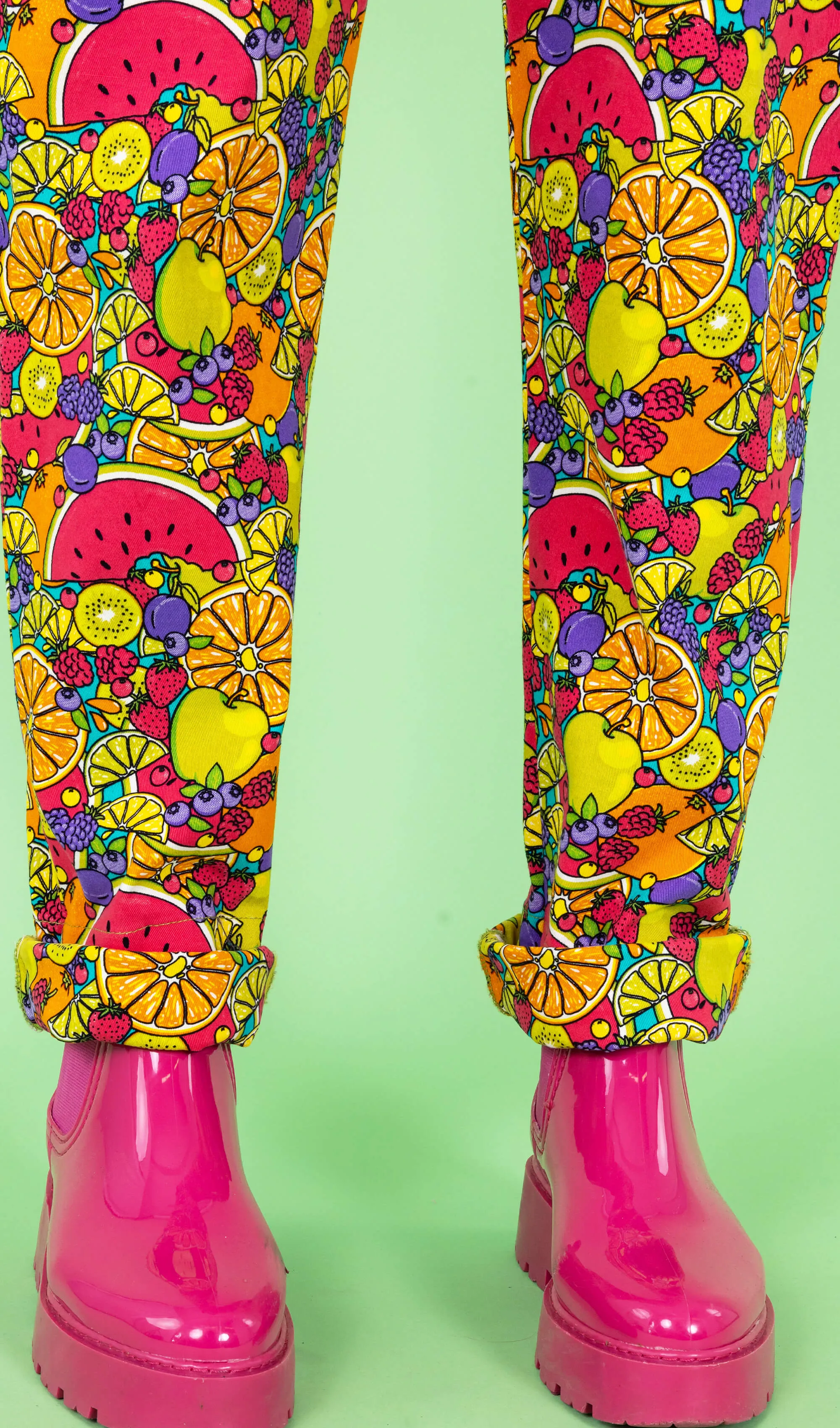 Run & Fly - Tutti Frutti Stretch Twill Dungarees