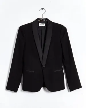 Saint Laurent tuxedo suit, black, 6