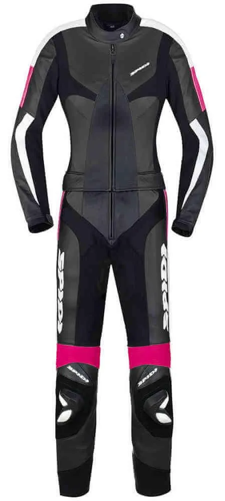 Spidi Poison Touring Ladies 2 Piece Motorcycle Leather Suit