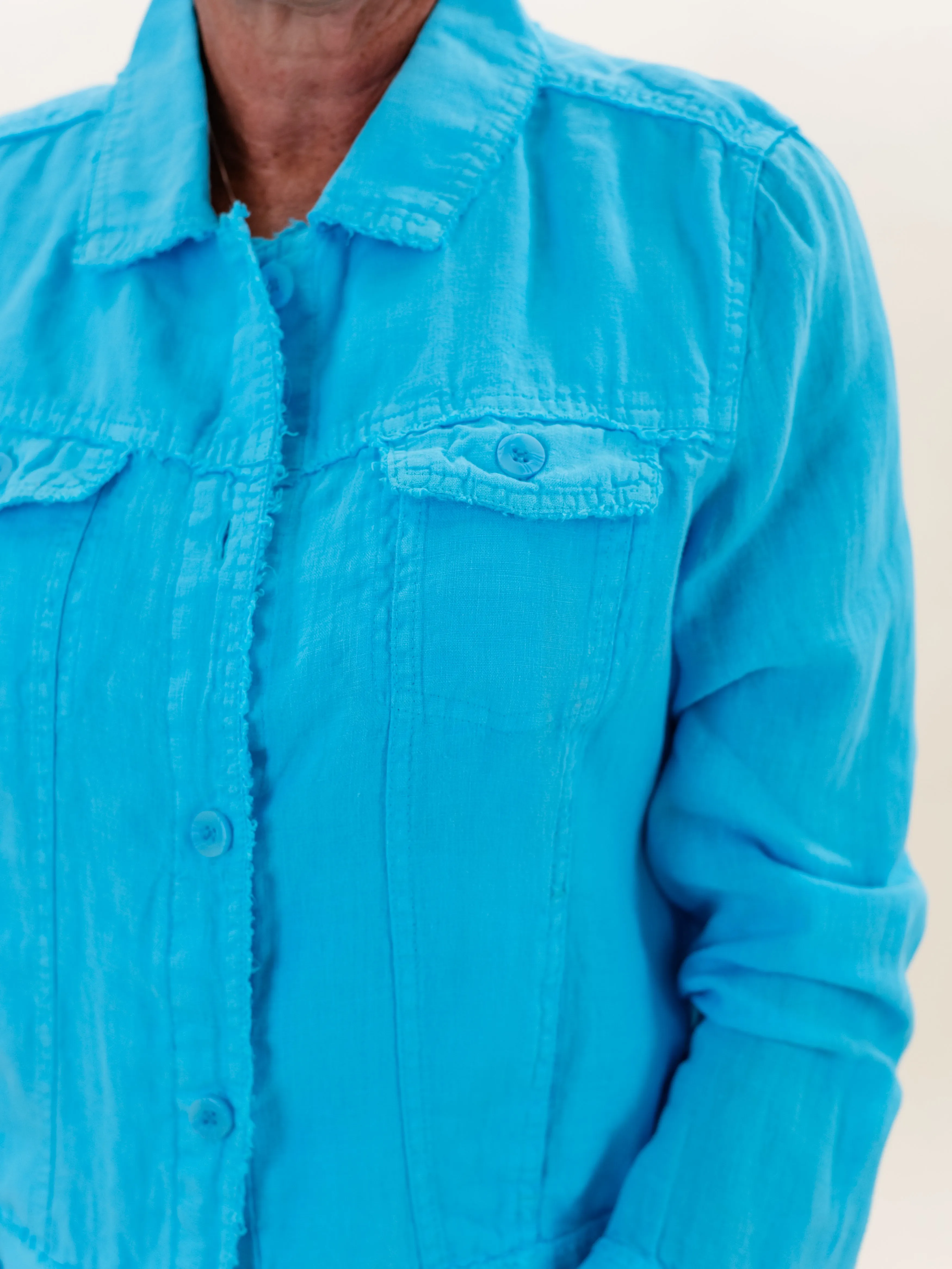 Travel Jacket Turquoise by Lulu B