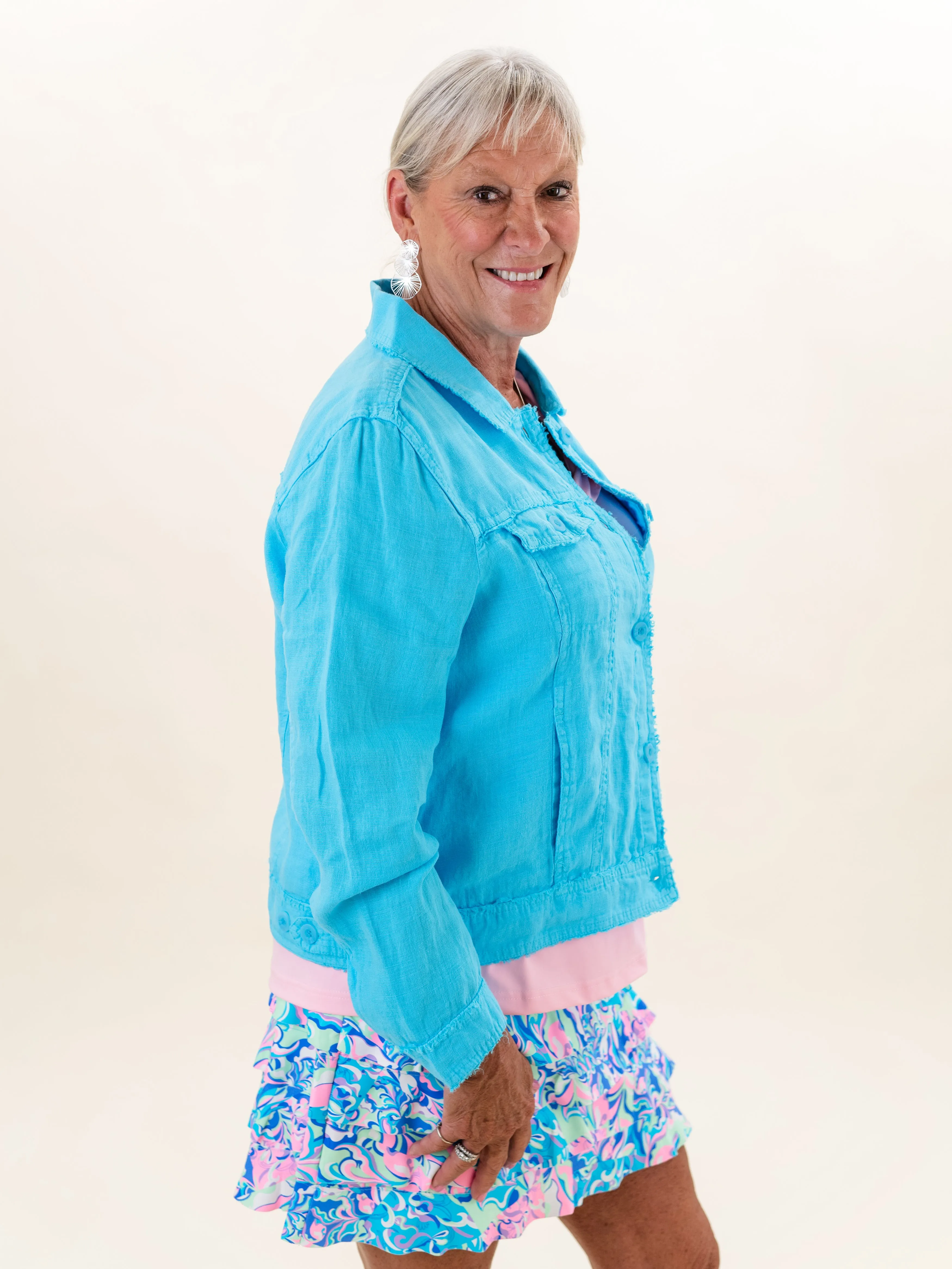 Travel Jacket Turquoise by Lulu B